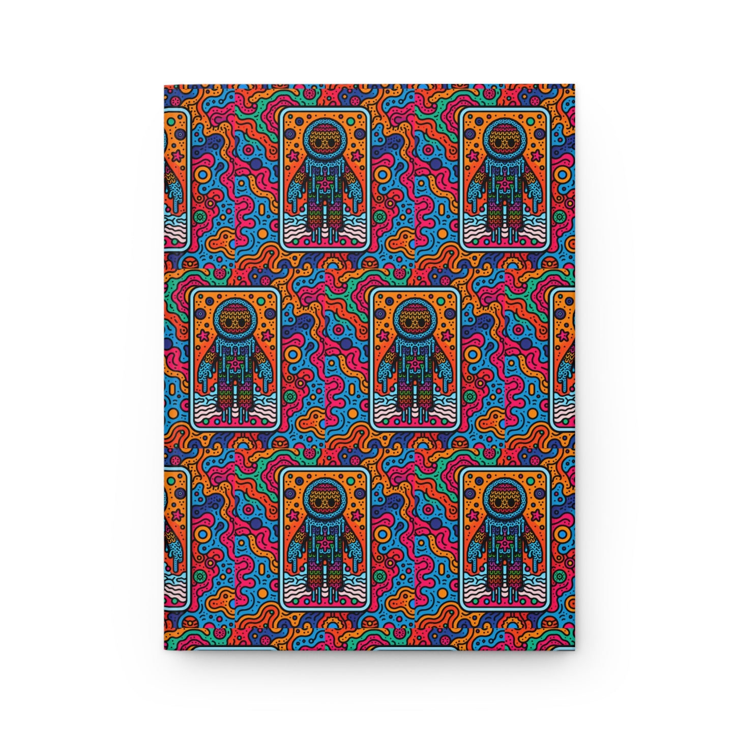 Vibrant Dreamcatcher Hardcover Journal - Colorful Bohemian Design for Creatives